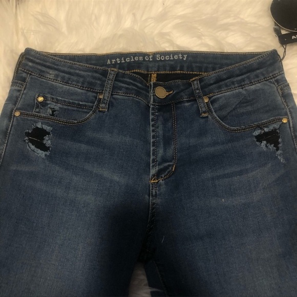 Articles Of Society NWT Distressed Ankle Skinny Jeans - Picture 12 of 14